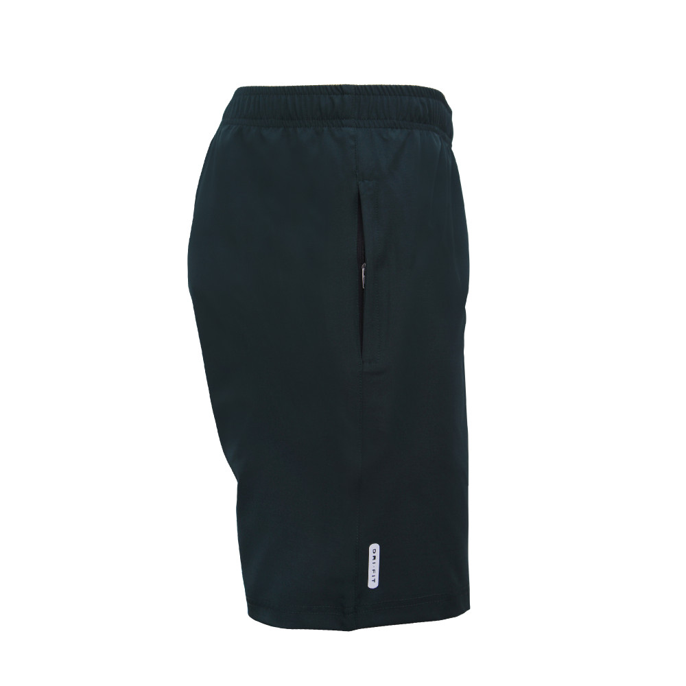 Whitedot Green Training Shorts - Zipper Pockets