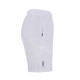 Whitedot White Training Shorts - Zipper Pockets