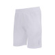 Whitedot White Training Shorts - Zipper Pockets