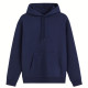 Whitedot Navy Blue Hoodie - 320 GSM