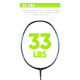 Apacs Z-Ziggler Lite (76g, 33 LBS) Unstrung Badminton Racquet with Full Cover (Black/Blue)
