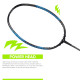 Apacs Z-Ziggler Lite (76g, 33 LBS) Unstrung Badminton Racquet with Full Cover (Black/Blue)