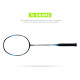 Apacs Z-Ziggler Lite (76g, 33 LBS) Unstrung Badminton Racquet with Full Cover (Black/Blue)