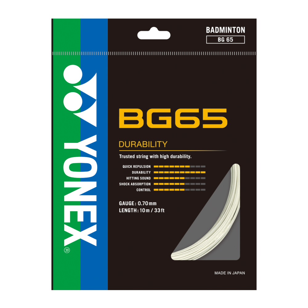 Yonex BG 65 Badminton String - 0.70mm