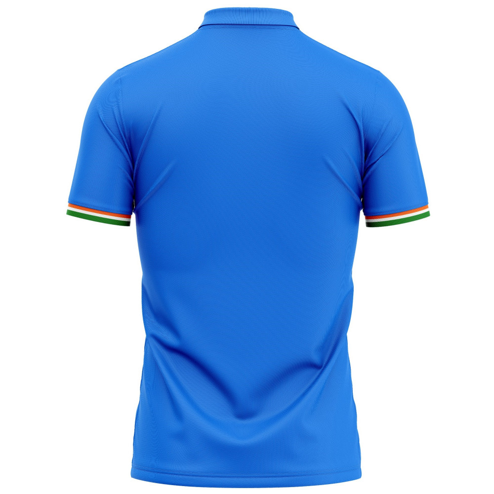 India ICC T20 World Cup 2016 Half Sleeves Cricket Fan Jersey - 100% Dryfit Polyester - With Name Personalization