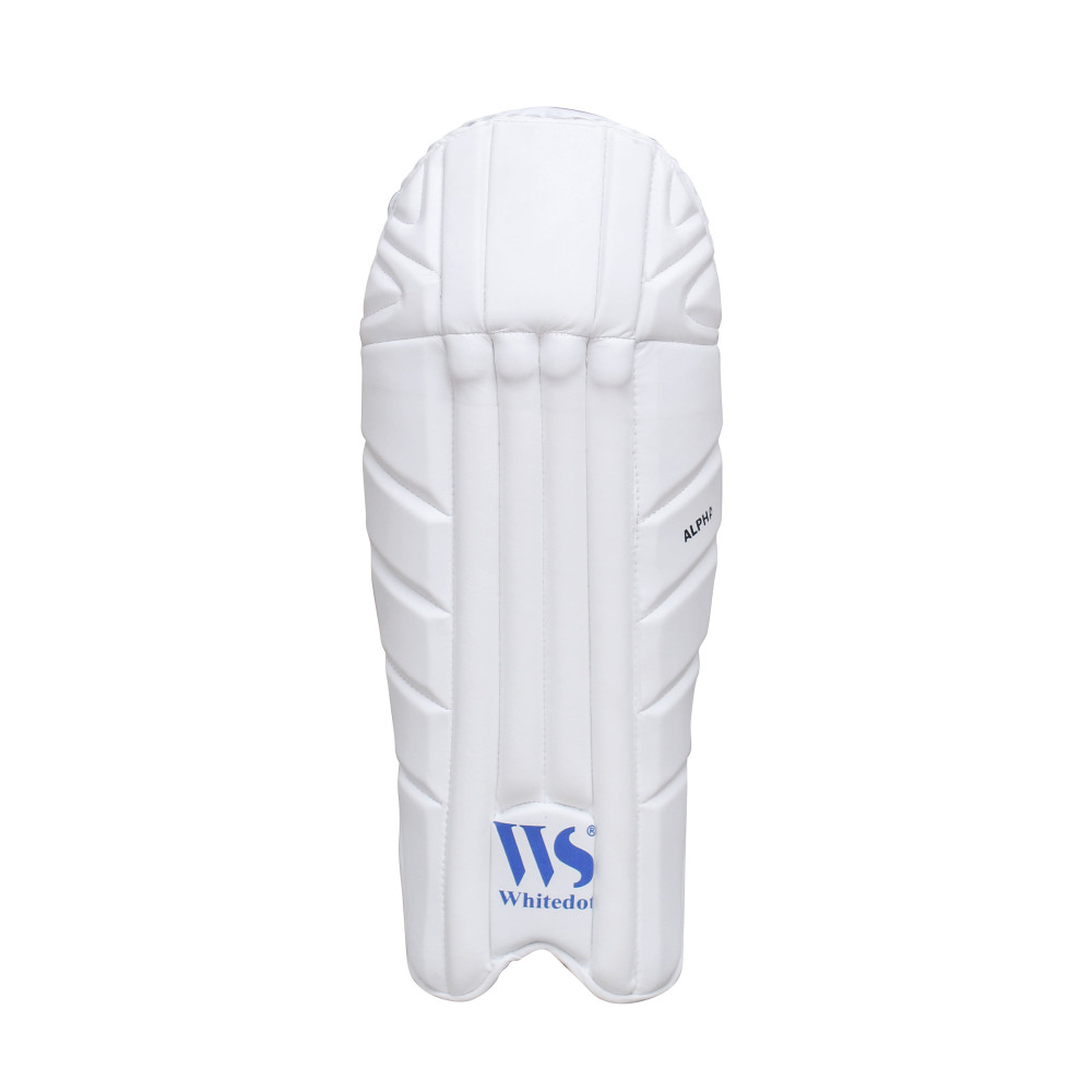 Whitedot Alpha Players White Wicket Keeping Pads