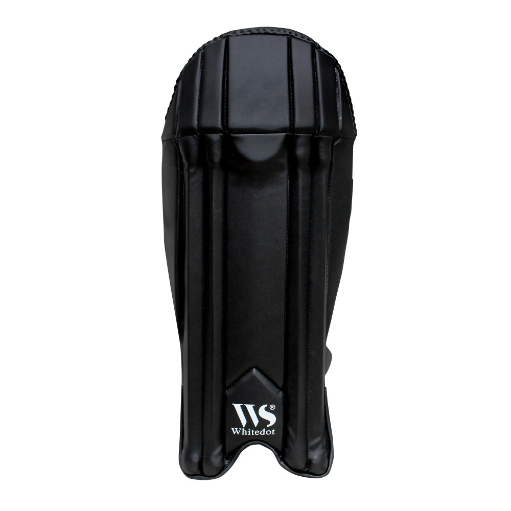 Whitedot Albatross Black Wicket Keeping Pads