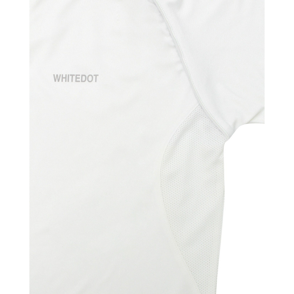 Whitedot Omega Dri-FIT Cricket White Polo T-Shirt