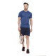 Whitedot FlexFit Round Neck Regular Dry Fit Gym Sports T-Shirt - Royal Blue