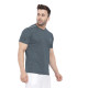 Whitedot FlexFit Round Neck Regular Dry Fit Gym Sports T-Shirt - Light Grey