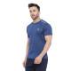 Whitedot FlexFit Round Neck Regular Dry Fit Gym Sports T-Shirt - Royal Blue