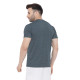 Whitedot FlexFit Round Neck Regular Dry Fit Gym Sports T-Shirt - Light Grey
