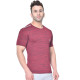 Whitedot FlexFit Round Neck Regular Dry Fit Gym Sports T-Shirt - Wine