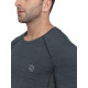 Whitedot FlexFit Round Neck Regular Dry Fit Gym Sports T-Shirt - M-Grey