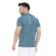 Whitedot FlexFit Round Neck Regular Dry Fit Gym Sports T-Shirt - Sea Green