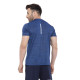 Whitedot FlexFit Round Neck Regular Dry Fit Gym Sports T-Shirt - Royal Blue