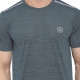 Whitedot FlexFit Round Neck Regular Dry Fit Gym Sports T-Shirt - Light Grey