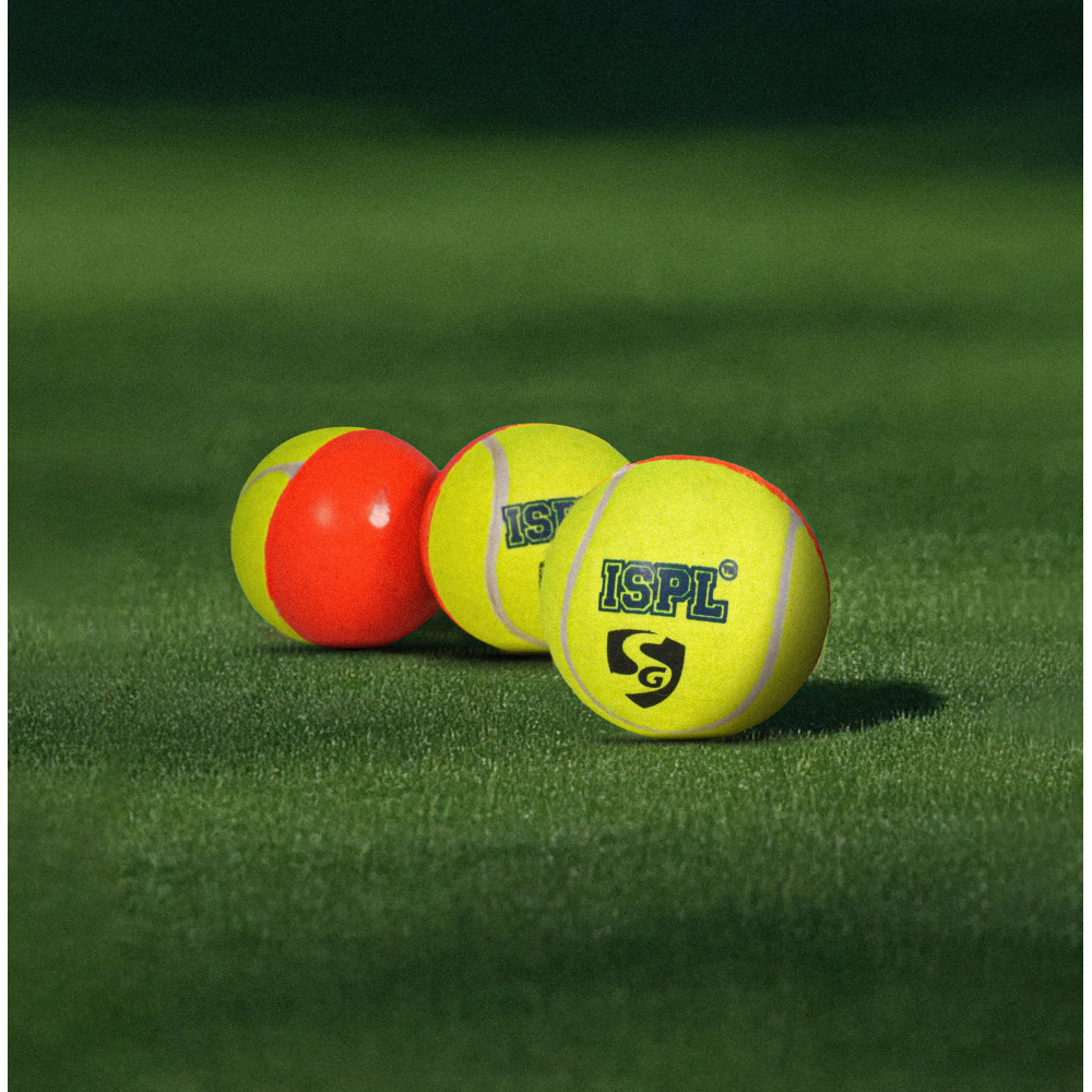 SG X ISPL Tennis Swing Cricket Ball